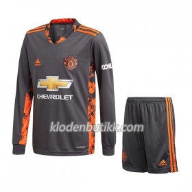 Manchester United Keeper Barn Hjemmedraktsett 2020-2021 Langermet (+ Korte bukser)